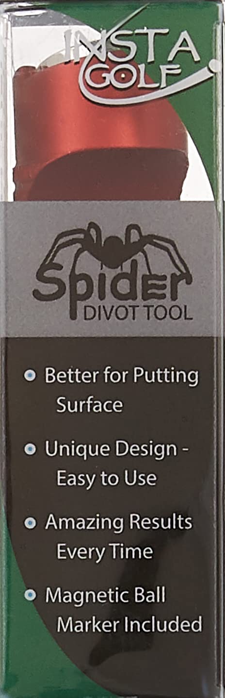 Amazon | (Red) - Insta Golf Spider Divot Tool | Insta Golf