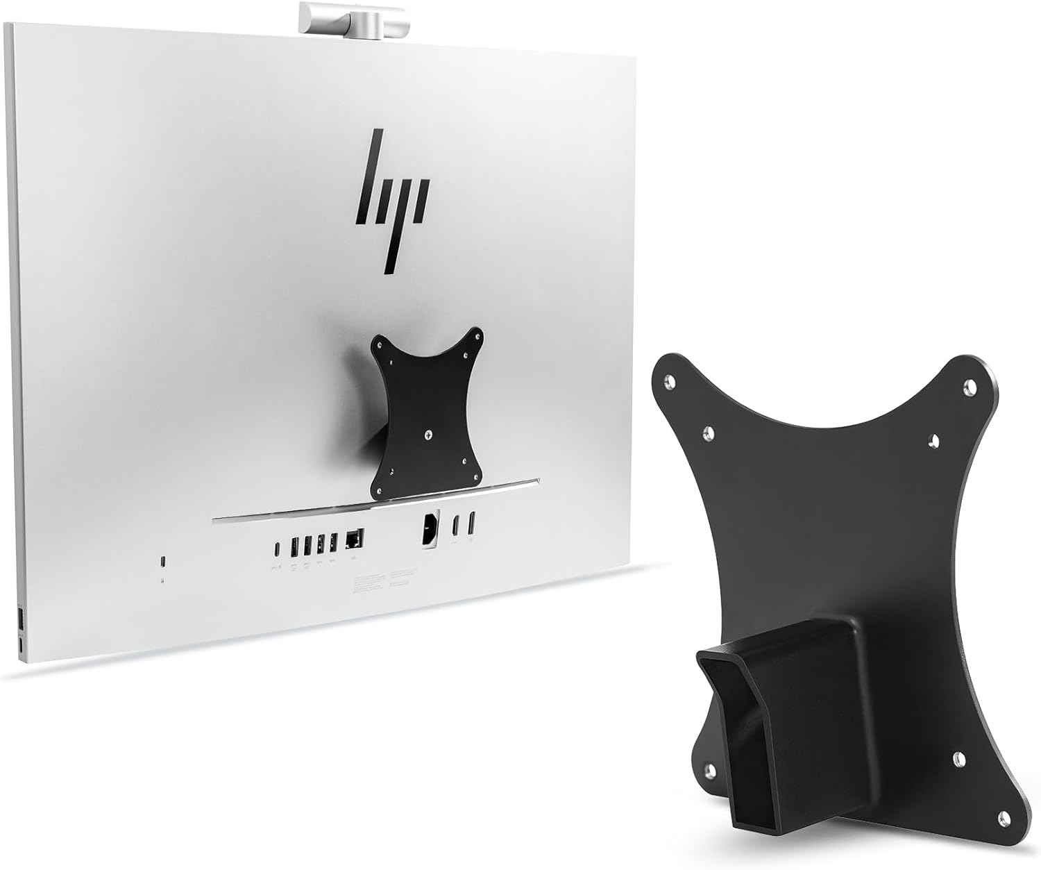 Monitor Arm/Mount VESA Bracket Adapter Compatible with HP EliteOne 840 G9, 870 G9 All-in-One PC 100 * 100mm 75 * 75mm Black