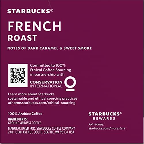 Image of Starbucks Coffee K-Cup Pods, French Roast, 10 CT