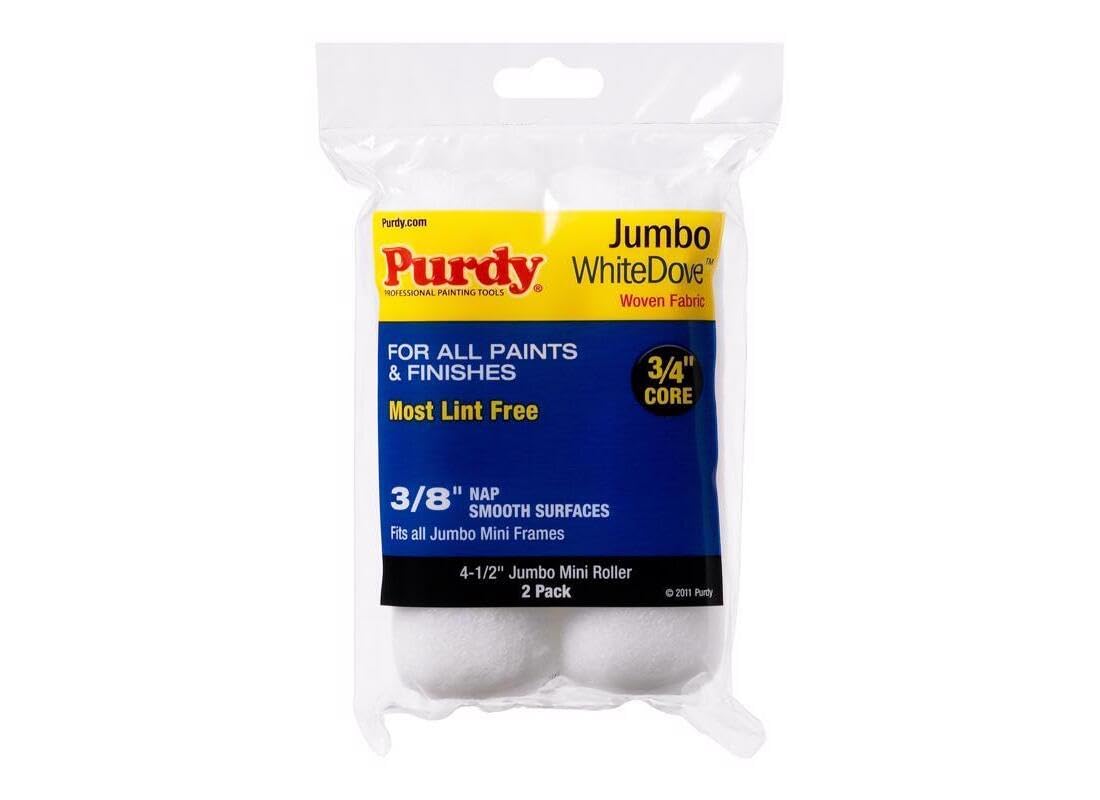 Purdy 140624012 Roller Sleeve, White, Pack of 2