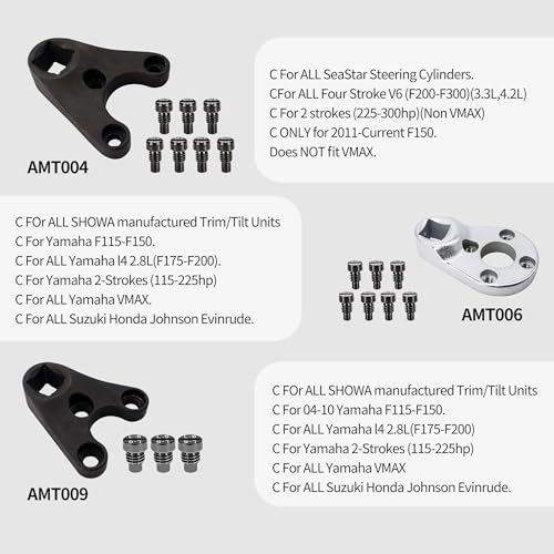 Image of HiSport Outboard Trim Tilt Pin Wrench Tools Set MT0004 MT0006 MT0009 - Compatible with Yamaha Suzuki Johnson Evinrude Honda Outboard