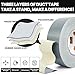 TAPEBEAR Silver Duct Tape Heavy Duty Waterproof 1.88