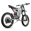 X21 MAX Electric Motorcycle for Adults with 60V 30AH Removable Battery 6000W(Peak) Motor Electric Dirt Bike, 19" x2 MTB Tire Full Suspension Mountain Bicycle, Dual Hydraulic Shock, 45MPH/60Mile #1