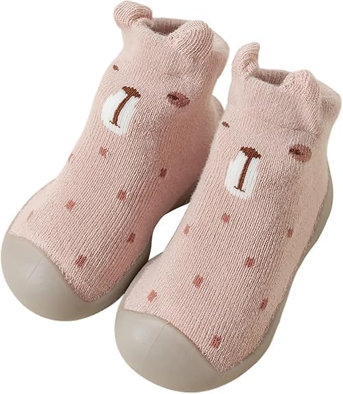 LATIQ MART Kids Toddler Baby Boys Girls Warm Knit Soft Rubber Sole Shoes Slipper Non Slip Stocking Lightweight Breathable Winter New Warm Socks Infant (Toddler Kids Shoe = Size (18-19), White) (B0D8ST1ZQS) Amazon Price History, Amazon Price Tracker