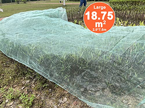 Akuoly Ultra Fine Garden Mesh Netting 8.20Ft X 24.6Ft Large Protection Netting Cover For Planting Garden, Vegetable Grow Tunnel Fine Netting Cover #TOP1