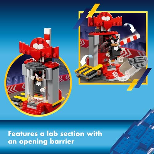 Sonic The Hedgehog Shadow The Hedgehog Escape Building Set, giocattolo per moto, personaggi dei videogiochi, giocattolo sonico per bambini, regalo per giocatori dagli 8 anni in su, 76995 - Lego - Immagine 2