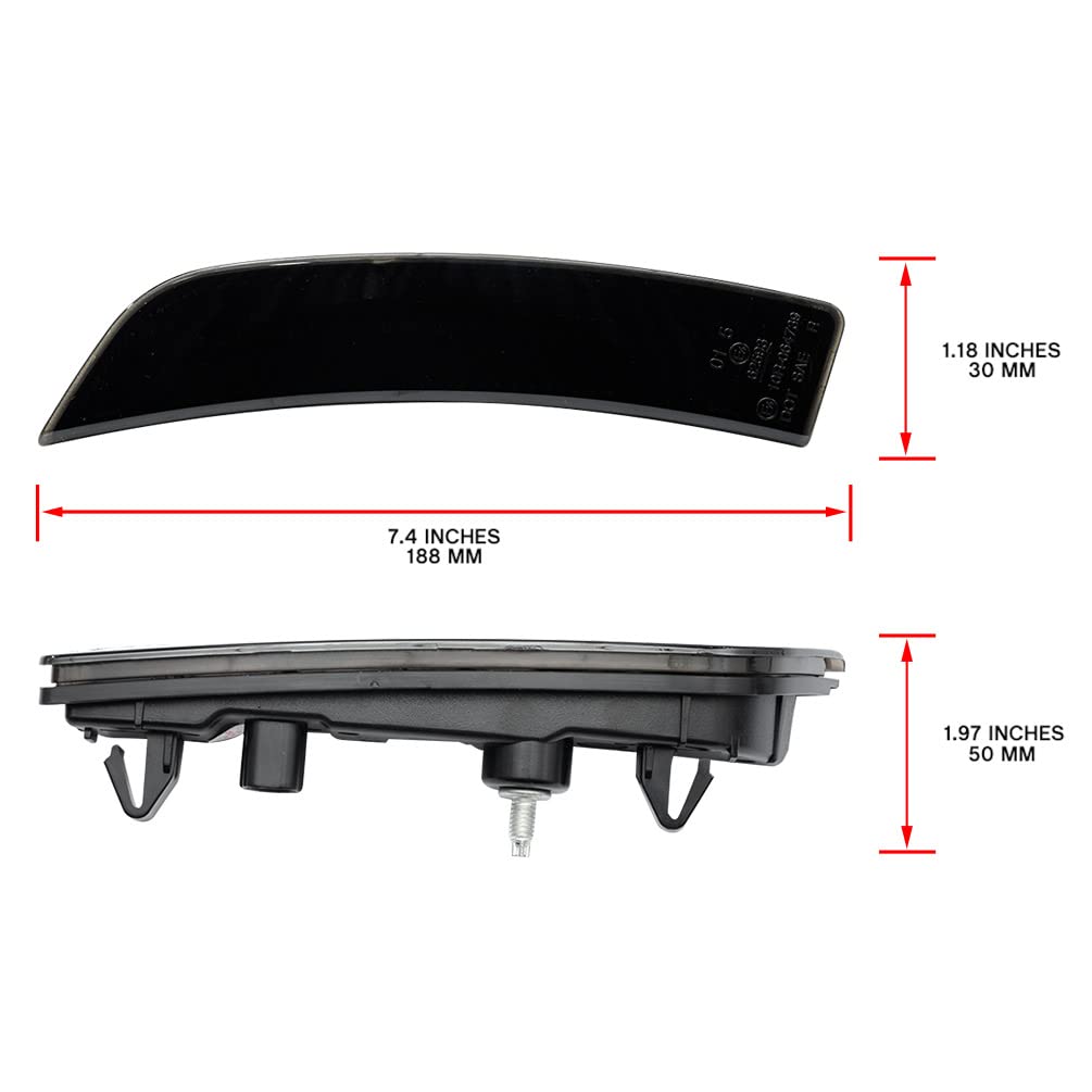 Amazon.com: NJSBYL Amber LED GR86 Side Marker Lights