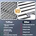Uniflasy Genesis E330 Grill Grates for Weber Genesis 300 Series, Replacement Parts for Weber Genesis 4 Burner E310 E320 E330 S310 S320 S330 EP310 EP320 EP330, 7524, 7528 19.5