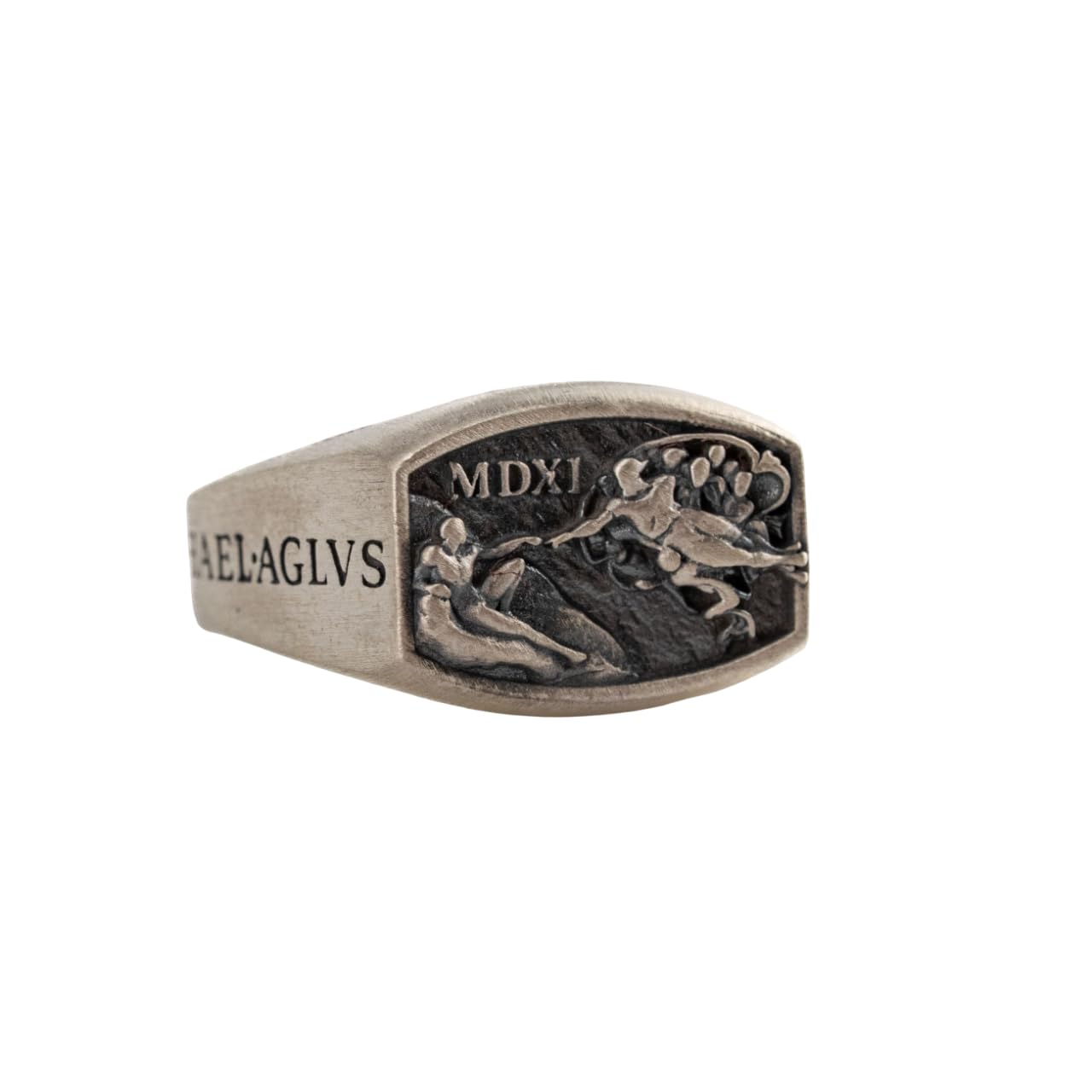 Handcrafted 925 Sterling Silver Viking Pirate Skull Ring, Historic Norse Mythology Animal Symbol Jewelry, Ancient Gothic Unisex Heroic Gift