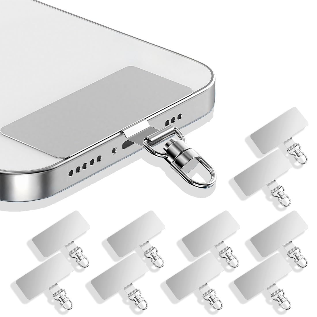 10 linguette per cordino per cellulare, parte di ricambio per