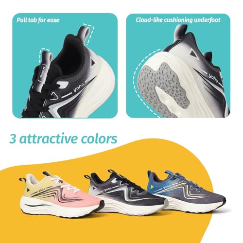 Image of YOHO MovieRun 2100 Sneakers for Men | Stylish & Lightweight Sports Shoes for Man | Casual Shoe for Walking, Running, Gym & Everyday Use