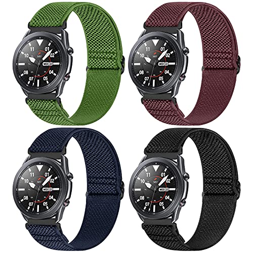 WNIPH Uhrenarmband 22mm Kompatibel mit Samsung Galaxy Watch 3 45mm/Gear S3 Frontier/Huawei Watch GT2 Pro/GT2e/GT2 46mm/Garmin Vivoactive 4/Venu 2,Elastisch Nylon 22mm Armband für Amazfit GTR 2/GTR 2e Cover