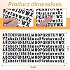 Elegaperma 15 Sheets Letter Stickers Black,Self Adhesive Vinyl Letter Stickers for Mailbox,Scrapbooking,Cute A-Z Small Black Vinyl Alphabet Stick On Letters for Crafts,Signs,Posters,Windows #1