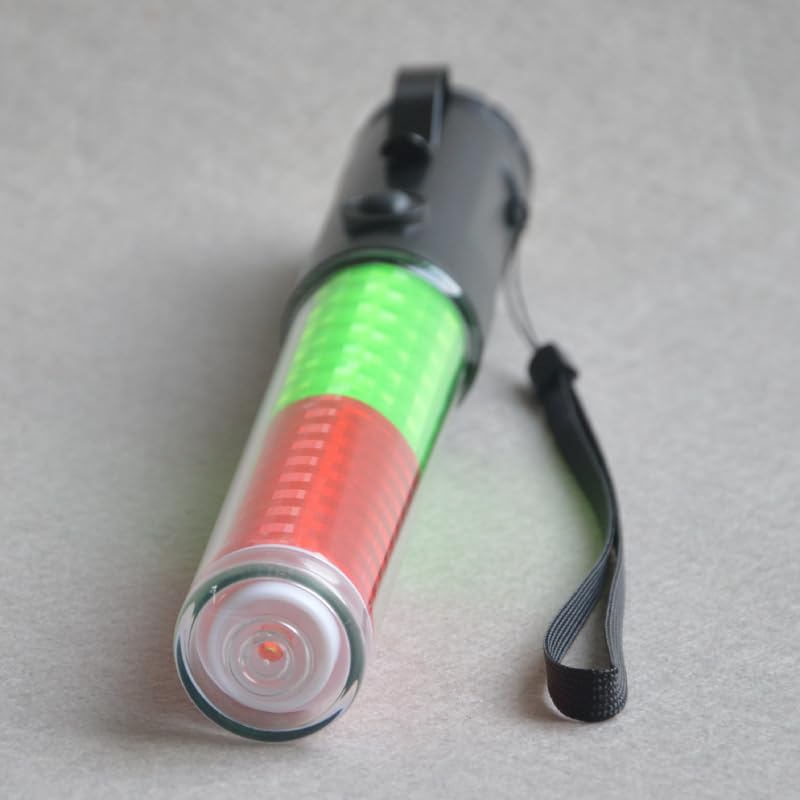 Mastiff X260rg Traffic Wand Safety Control Red with Green and White Light 3-Mode LED Lamp Magnet Multiple Function Flashlight Torch Signal Security Beacon