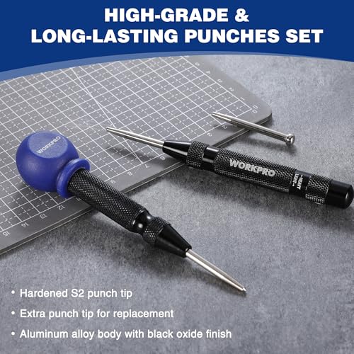 WORKPRO 2PC Auto Center Punch