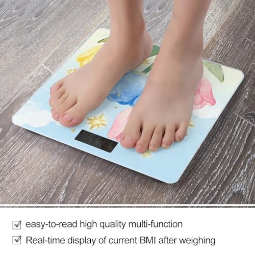 Báscula Digital de Baño Precisa y Estable con Pantalla LCD miniatura 5