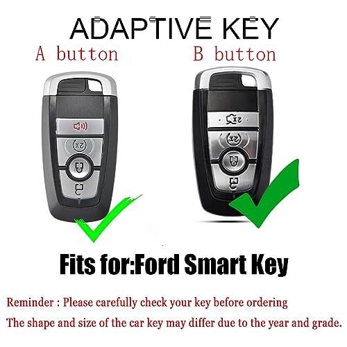 Boîtier télécommande pour Ford Edge - Finition noire premium 4 boutons - 2