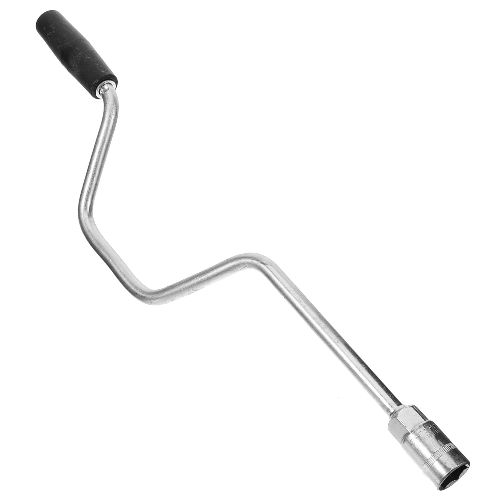 Manivelle de Cric en Acier Galvanisé 50 Cm – Poignée de Remplacement pour Stabilisateur de Camping-Car – Accessoire de Levage et Nivellement pour Caravane – Usage Extérieur,