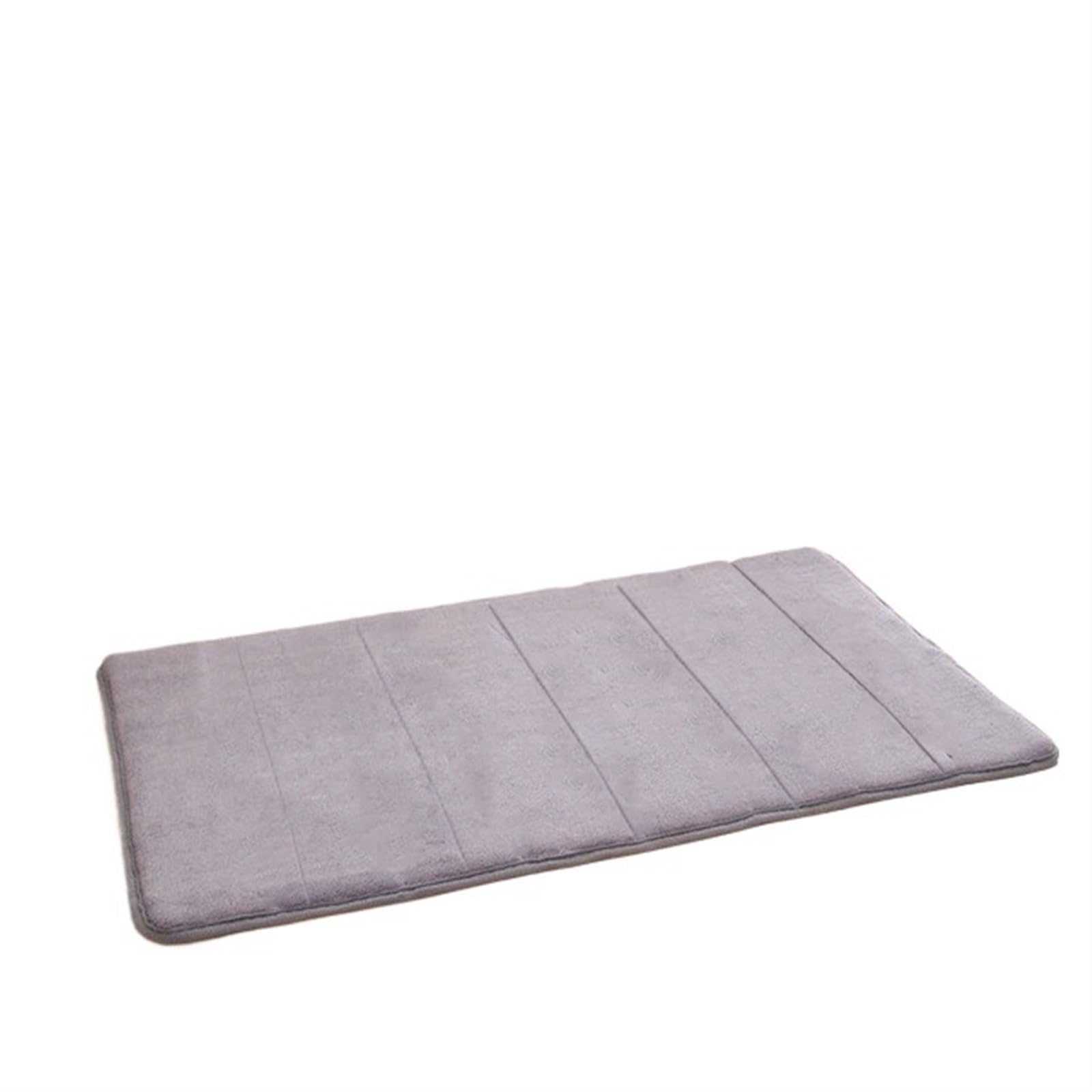 Shower Mat 12 Colors Home Bath Mat Absorbent Bathroom Carpets Rugs Soft Memory Foam Floor Bedroom Toilet Shower Rug Decor(Grey)