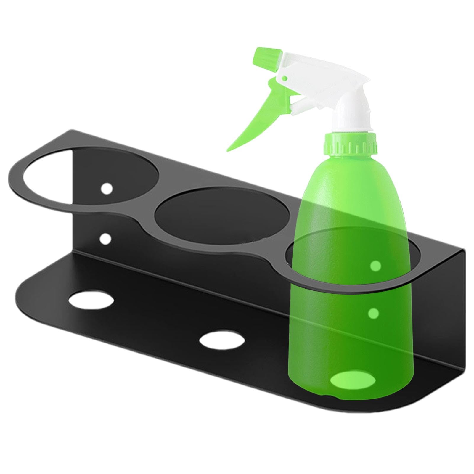 Soporte de pared para botellas de aerosol, soporte de acero para latas de aerosol para el hogar, soporte de pared para latas de aerosol de acero | Estante de botella de spray de pintura para