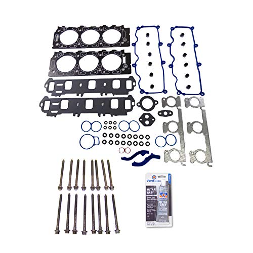 Image of CPWK348 Head Gasket Set Bolt Kit Fits: 02-08 Mazda B3000 3.0L V6 OHV 12v Vulcan