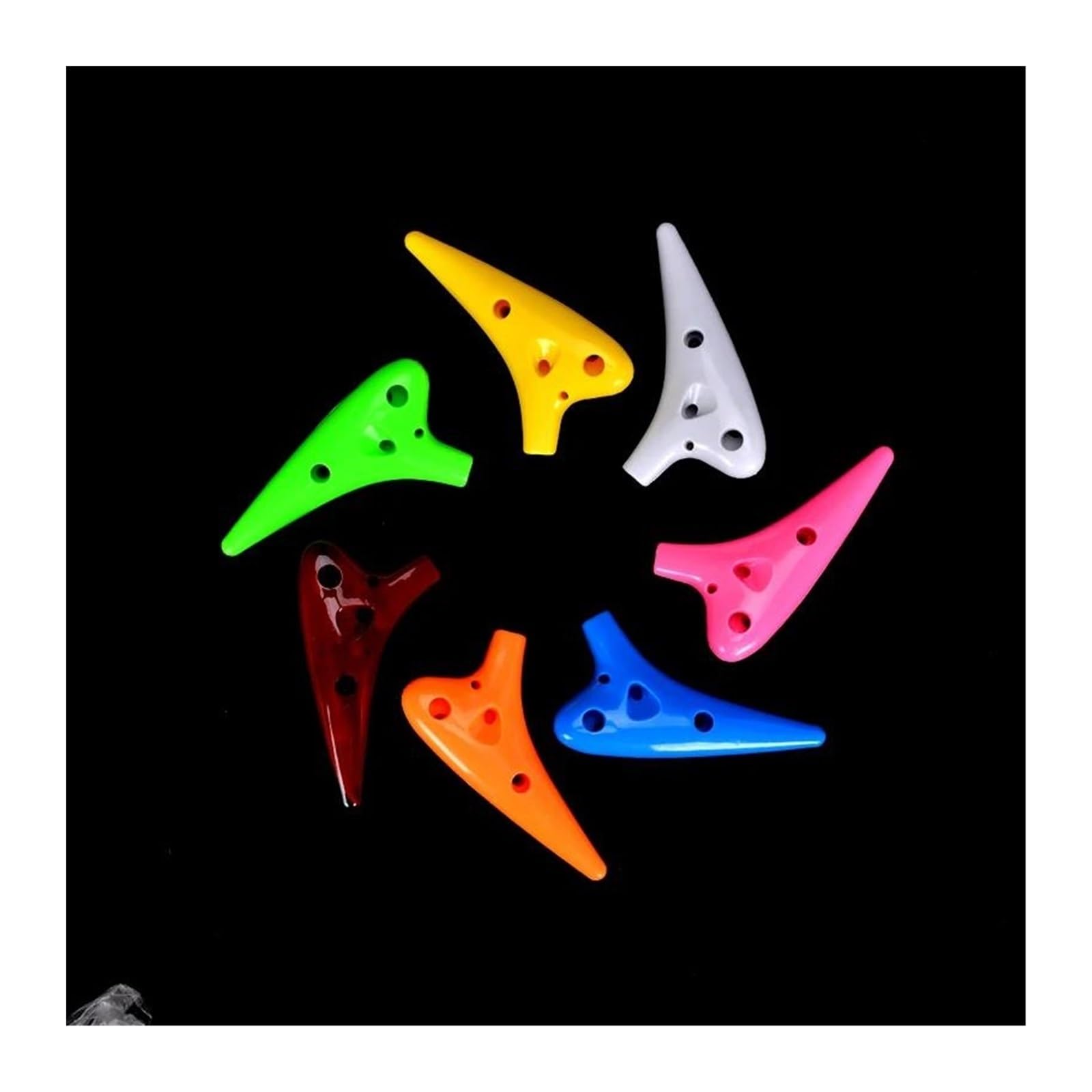 okaryna instrumentu Mini Ocarina 12-otworowa Soprano C Ocarina odpowiednia dla uczniów do zabawy(Color:5)