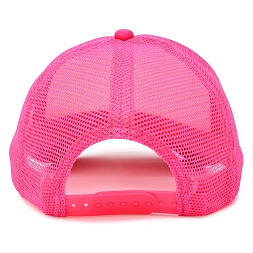 MR.R Sublimation Blank Polyester Mesh Cap Mesh Hat Two Tone Trucker Summer Mesh Cap with Adjustable Snapback,Rose Red,6 Pieces per Pack - Thumbnail 3