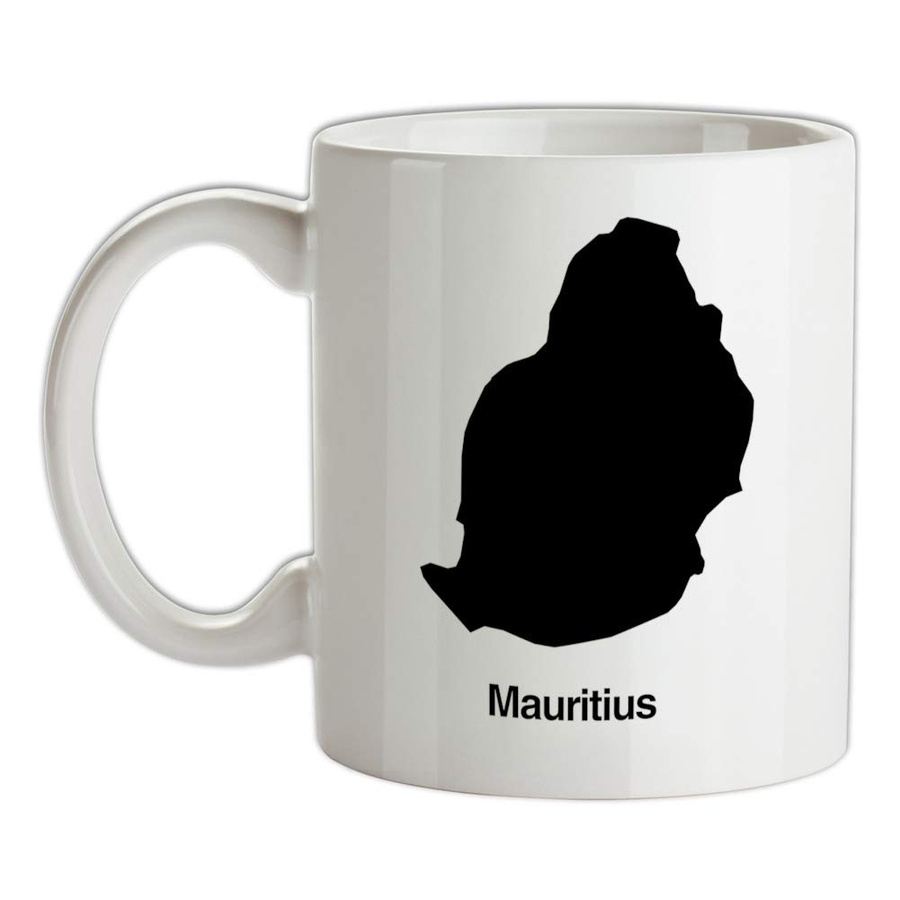 Mauritius Silhouette - 10oz - Ceramic Mug for Coffee/Tea