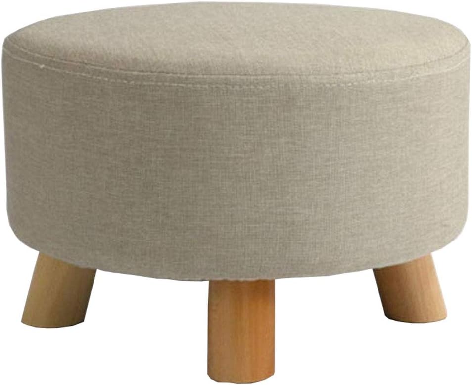 Solid Wood Stool Cloth Fashion Breathable Removable Cloth Cover 42x26cm (Color : Solid Color)