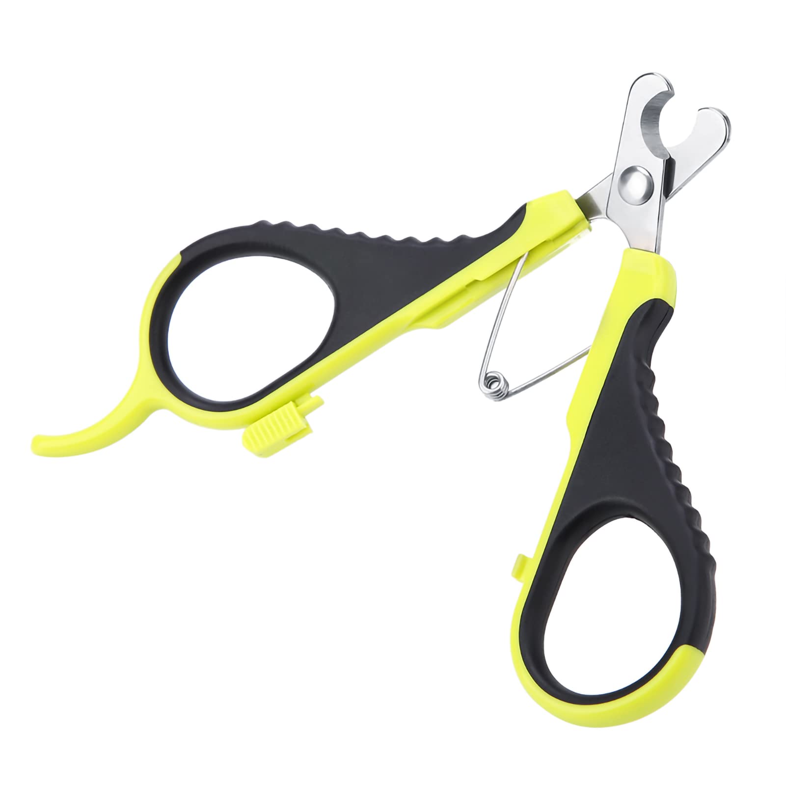 Cyrank Pets Nail Clippers, Cat Nail Clippers Plastic Spring Pet Grooming Scissor Cat Claw Clippers Claw Trimmer Small Animal Nail Clippers Guinea Pig Nail Clippers for Cats, Kittens