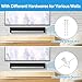 notiela Upgrade Wall Mount for Sonos Playbar Mount Bracket Easy to Install Fit for Sonos Playbar Wall Mount Under TV Mounting Bracket for Space Saving