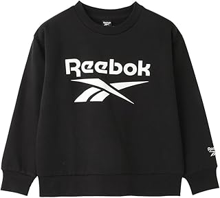 [リーボック] 裏起毛 トレーナー 子供服 男の子 キッズ スウェット 暖かい ロゴ プルオーバー トップス