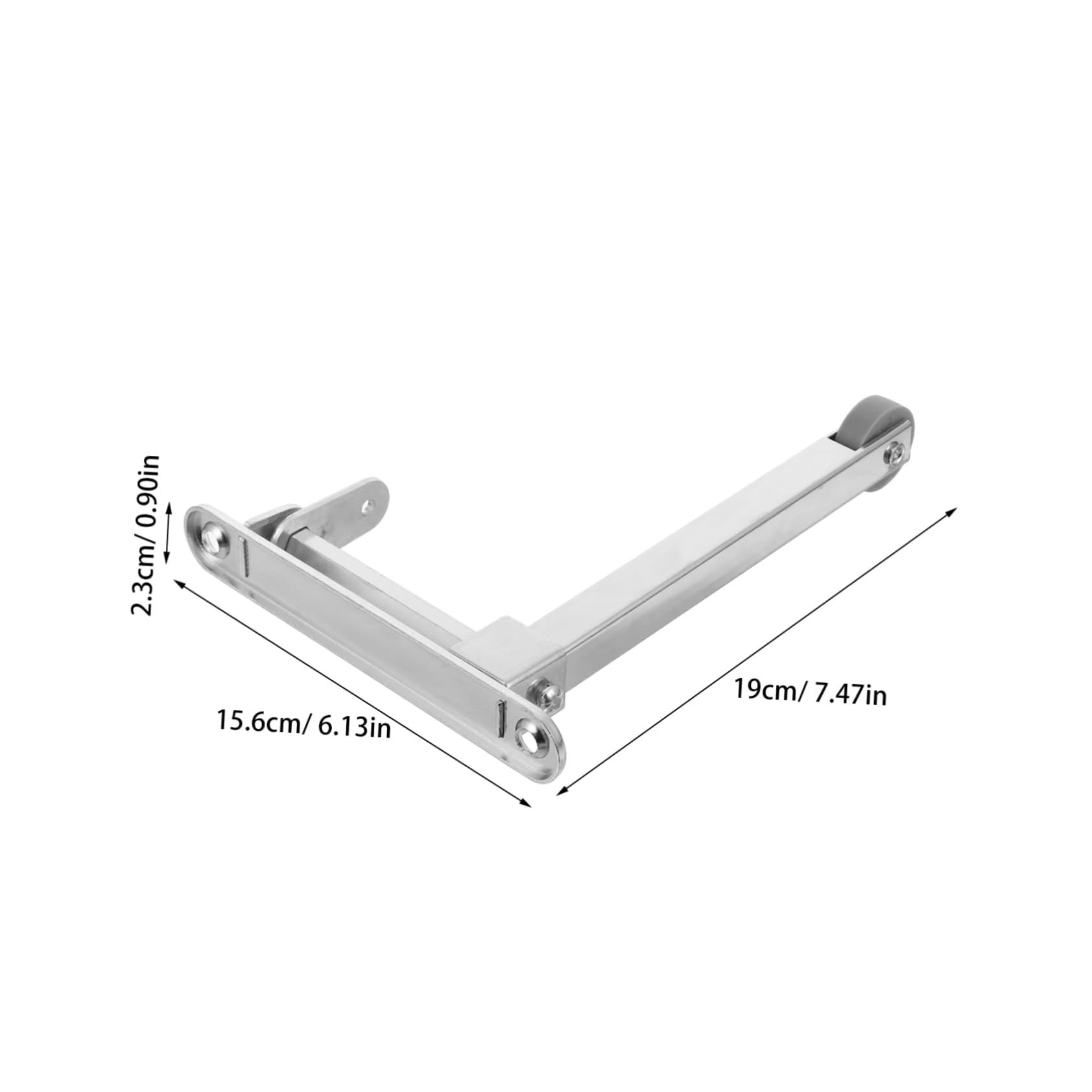 Housoutil Stainless Steel Self Closing Door Closer for Commercial Use Door Buzzer Auto Close Hinge
