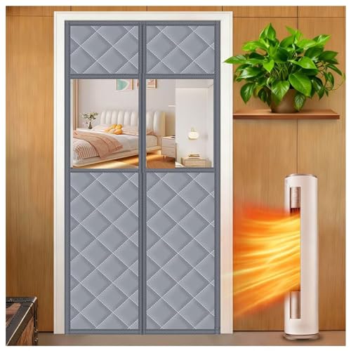 JIOHBC �R�b�g�� �h�A�J�[�e�� �~ ���� ���� �h�A�p �}�O�l�b�g �g�������ŕ܂� ���t���ȒP �o���蒴�֗� �h�� �h�� �Ռ� �h�� �K���[�W �����S�ʁi�O���[-C�C120x220cm�j