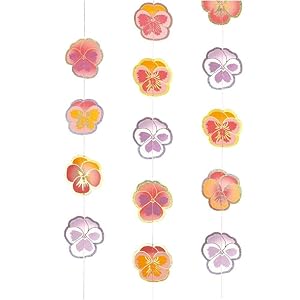 Rico Design Futschikato Stiefmütterchen Girlande