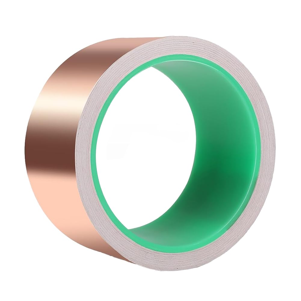 Ijsdnvjndx As Shown Copper Tape, Copper Foil Tape (2Inchx39.4ft), Copper Tape Conductive Adhesive, Copper Foil Tape For Stained Glass Guitar