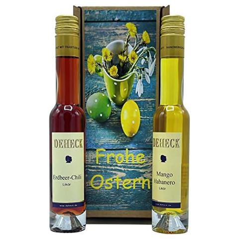 Geschenkset "Frohe Ostern" Erdbeer Chili Mango Habanero 2x0,1l Cover