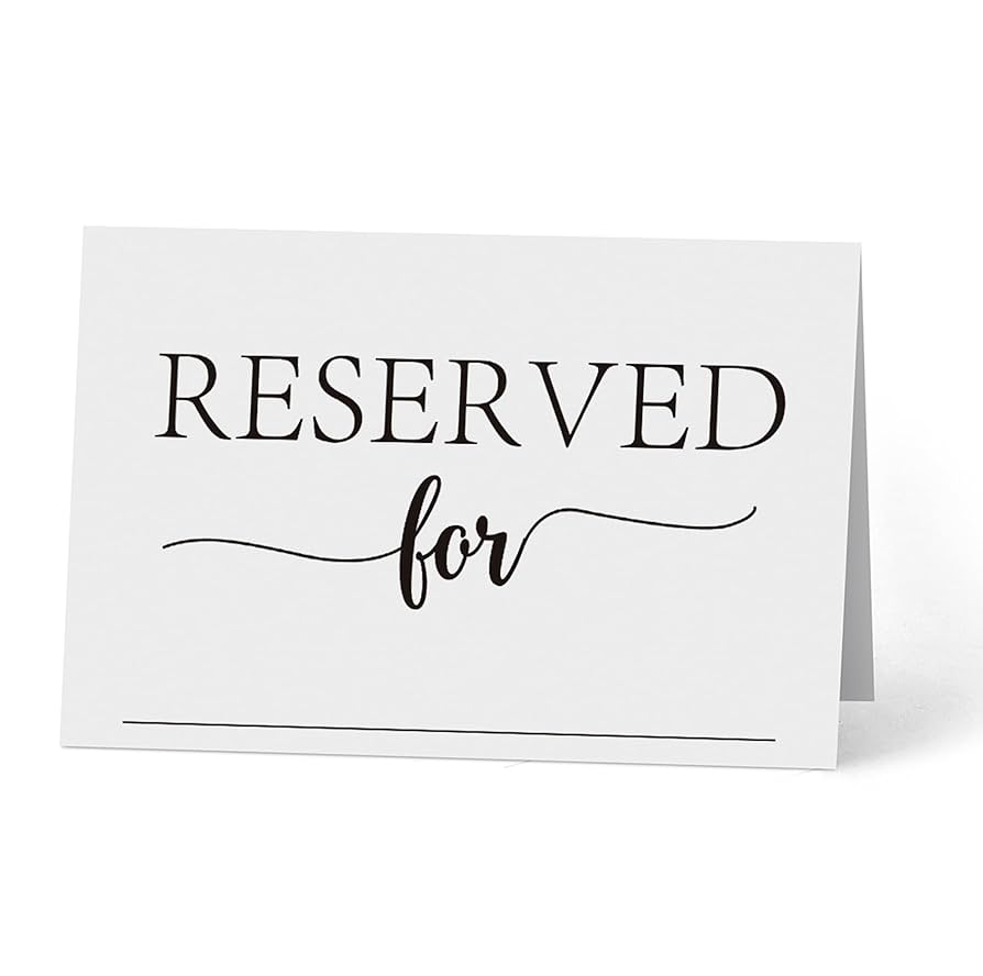 Amazon.com: Reserved Table Signs(4x6 Inch, 20 PCS), Reserved Table Tent Card for Wedding, Double Sided Reserved Table Signs,Modern Reserved Signs for Party Restaurant -YDC05 : Office Products amazon-com-reserved-table-signs-4x6-inch-20-pcs-reserved-table-tent-card-for-wedding-double-sided-reserved-table-signs-modern-reserved-signs-for-party-restaurant-ydc05-office-products