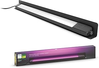 Philips Hue White & Color Ambiance Amarant Wandfluter schwarz 1400lm, bis zu 16 Mio. Farben, steuerbar via App, kompatibel...