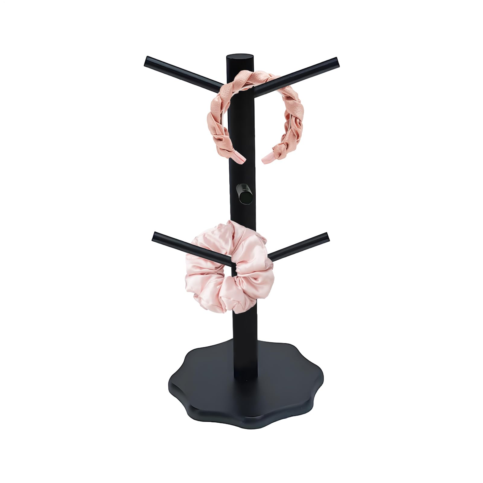 Support bretzel en bois avec 6 bras pour buffet et table à dessert