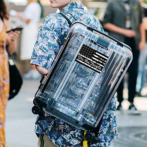 2 Pack We The People Bumper Sticker For Car, American Usa Us Flag Decal Bumper Suitcase Trucks Window Laptop Waterproof Decal Sticker 6X4 Inch #TOP2