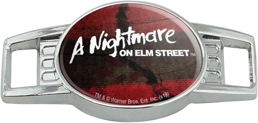 エルムストリートのロゴ入り靴紐 靴紐 レースタグ ランナー ジムチャーム装飾