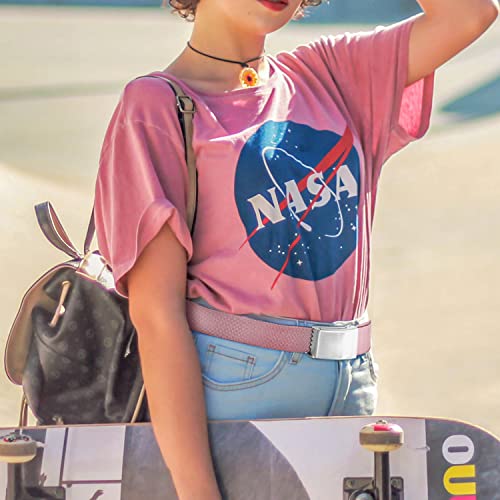 Falari Canvas Web Belt Fully Adjustable Cut to Fit Golf Belt Flip Top Buckle3