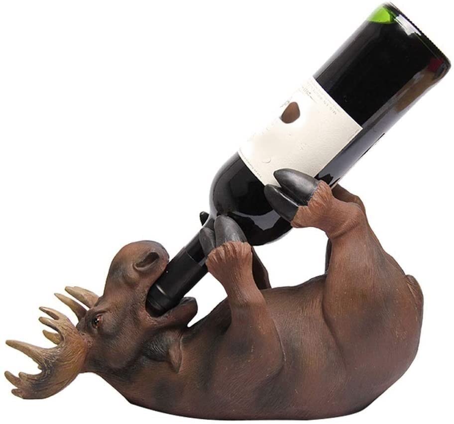 Soporte de vino escultura para botellas para encimera miniatura 1