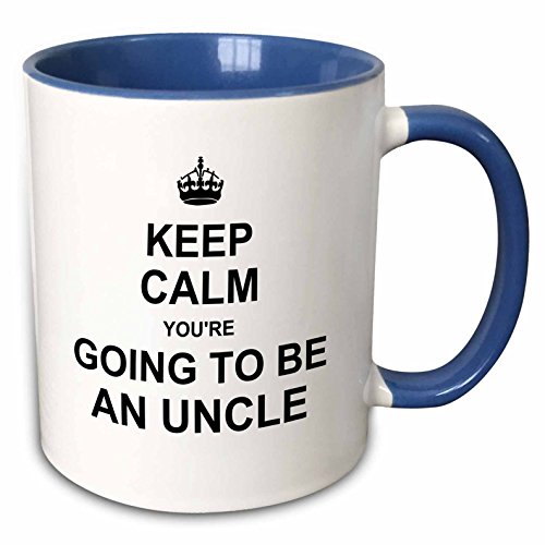 Mensuk mug_194462_3 Keep Calm Youre Going To Be An Uncle Future Uncle Family Text Gift Magic Transforming Mug, 11-Ounce