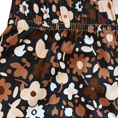 Daisy Del Sol Little Girls Boho Bell Bottom Stretch Legging Flared Soft Yoga Pants Toddler Childrens Kids 2T-8 Years4