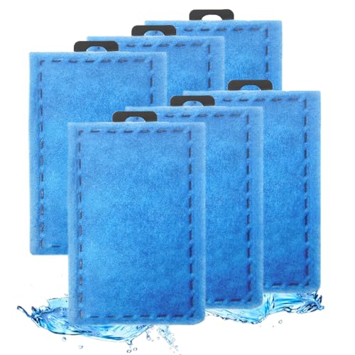 Image of driamor 6 Pack Rite-Size E Filter Cartridges Compatible with Marineland Emperor PRO Power Filter 450 and Original Emperor Power Filters 280 /400, Filter Cartridge Replacement for Aquarium System