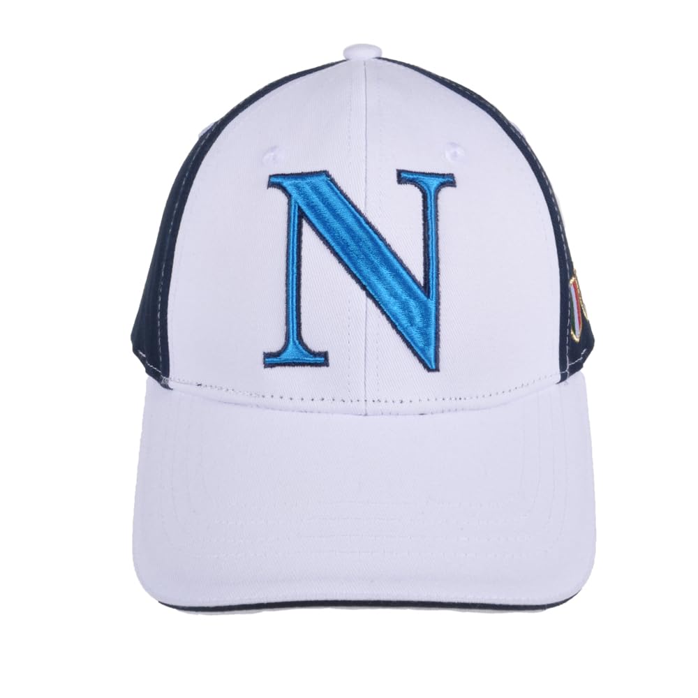 Enzo Castellano SSC NAPOLI Baseball Cap Official Product, Color White, One Size