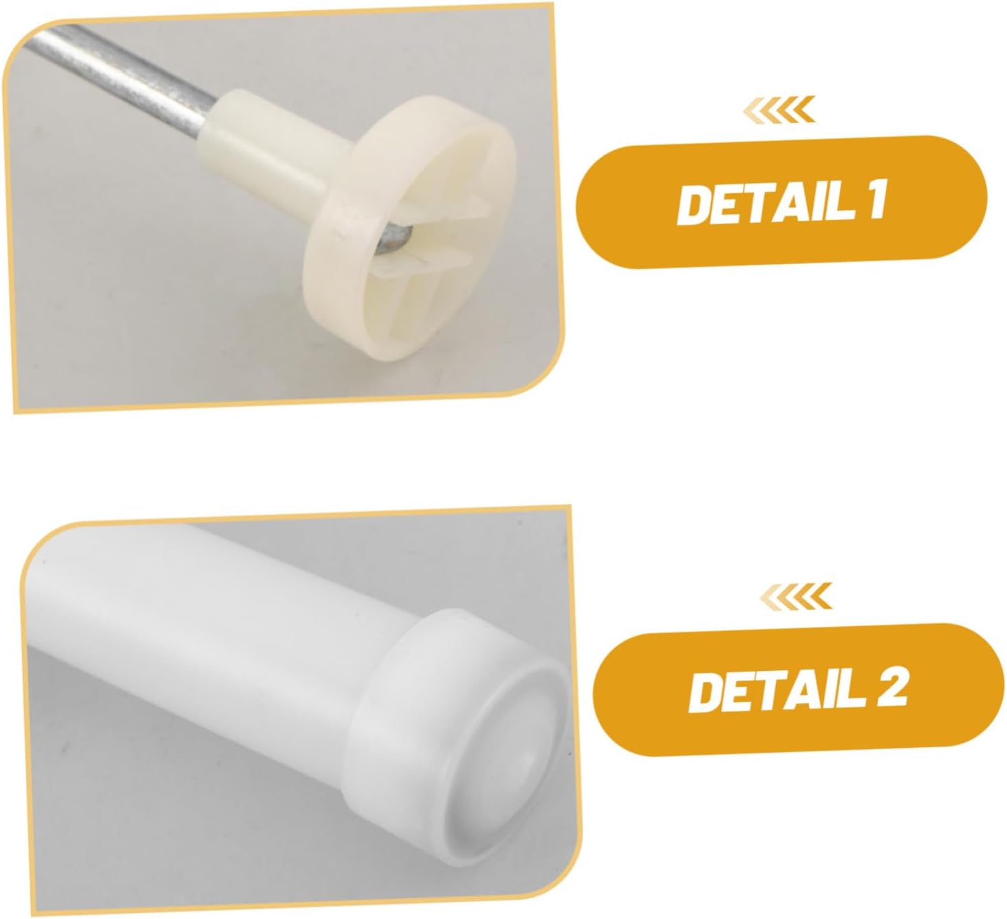 4pcs Washer Suspension Rod Kit with Spring Loaded Shock Absorber, Replacement Vibration Dampers for Washing Machines, Compatible with Haier, Laundry Appliance Repair Parts
