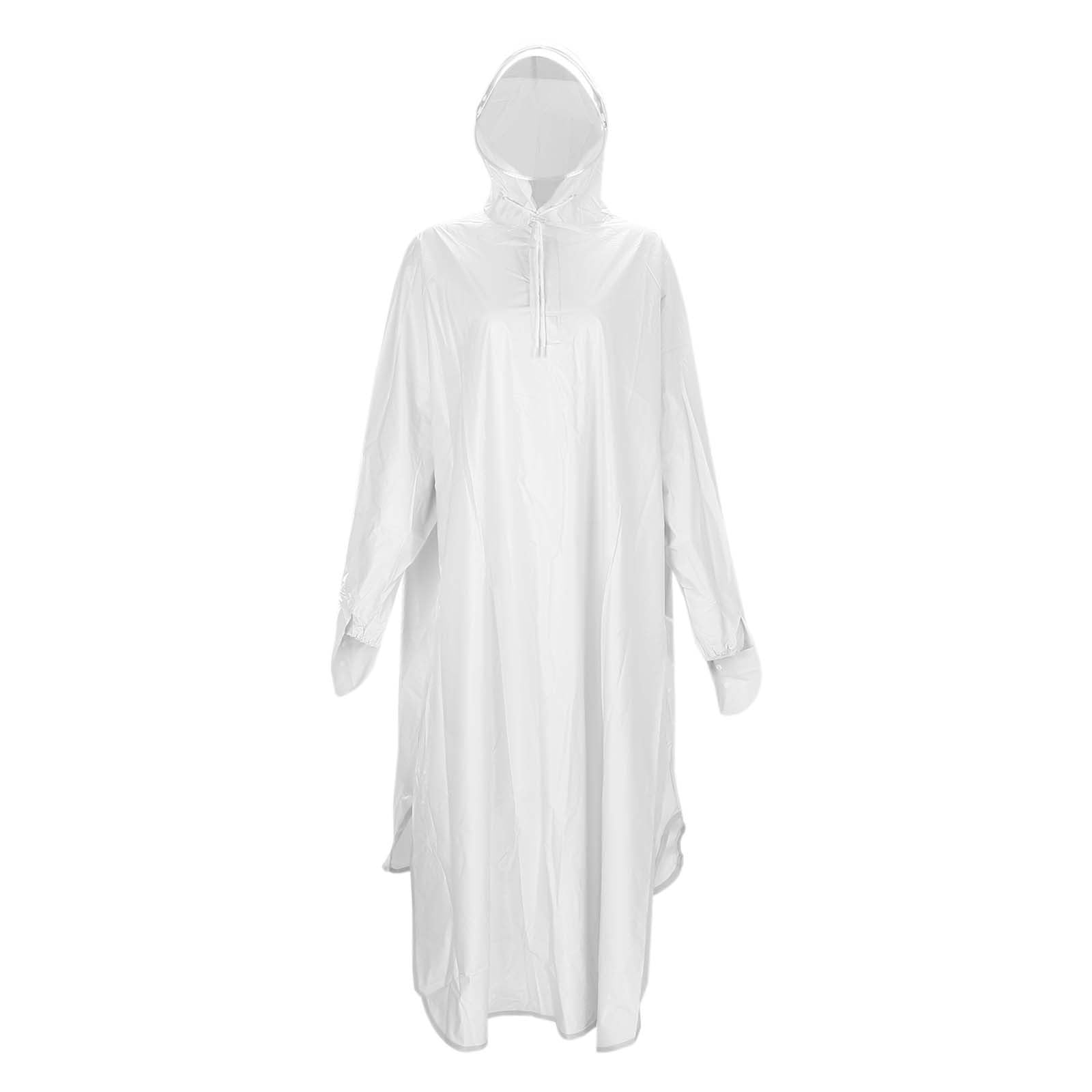 Generisch 2025 - Chubasquero de cuerpo completo para mujeres y adultos | Poncho de bicicleta largo para lluvia fuerte Chaqueta funcional transpirable para mujer